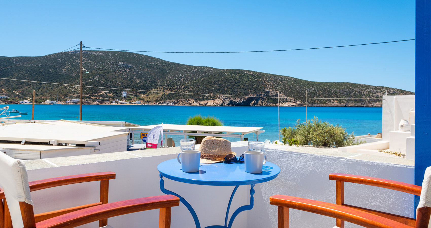 Balcony with sea view in Sifnos